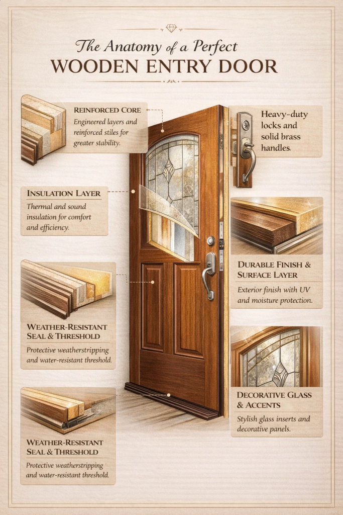 Wooden Entry Door